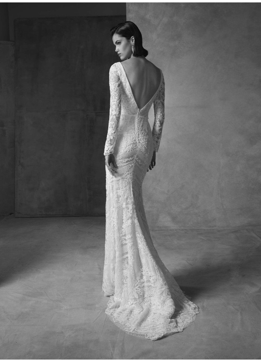 VESTIDO PEDRERIA Y SOBRECOLA JACQUARD