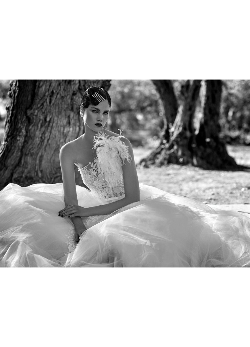 VESTIDO TUL GLITTER Y APLICACIONES