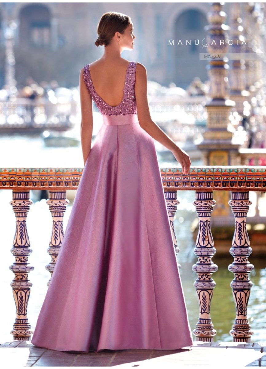 VESTIDO JACQUARD Y RED FANTASIA VESTIDO JACQUARD Y RED FANTASIA