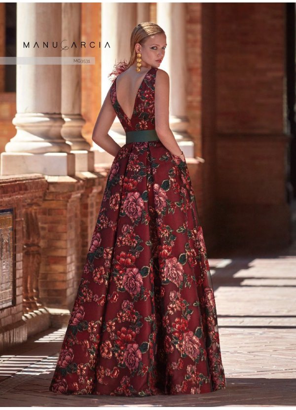 VESTIDO ORGANZA ESTAMPADA 2
