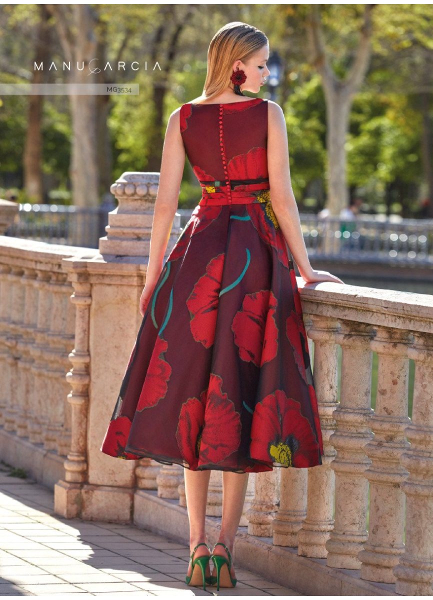 VESTIDO ORGANZA BROCADA VESTIDO ORGANZA BROCADA