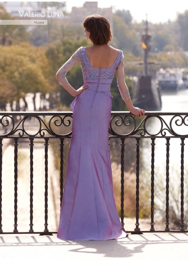 VESTIDO JACQUARD Y TUL... 2