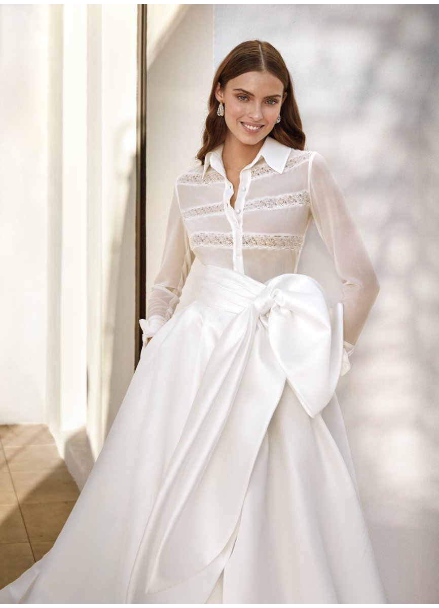 CONJUNTO GEORGETTE.PIQUE Y PEDRERIA