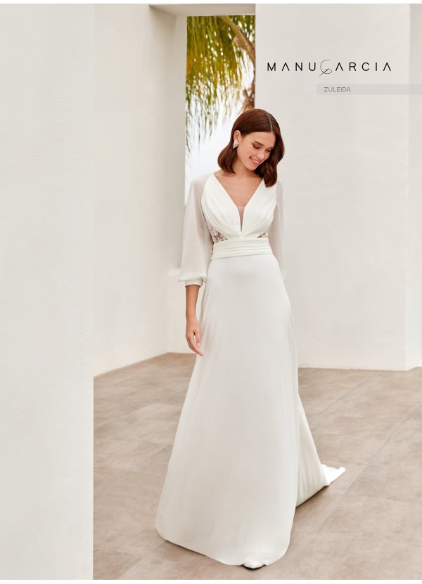 VESTIDO GEORGETTE Y TUL...