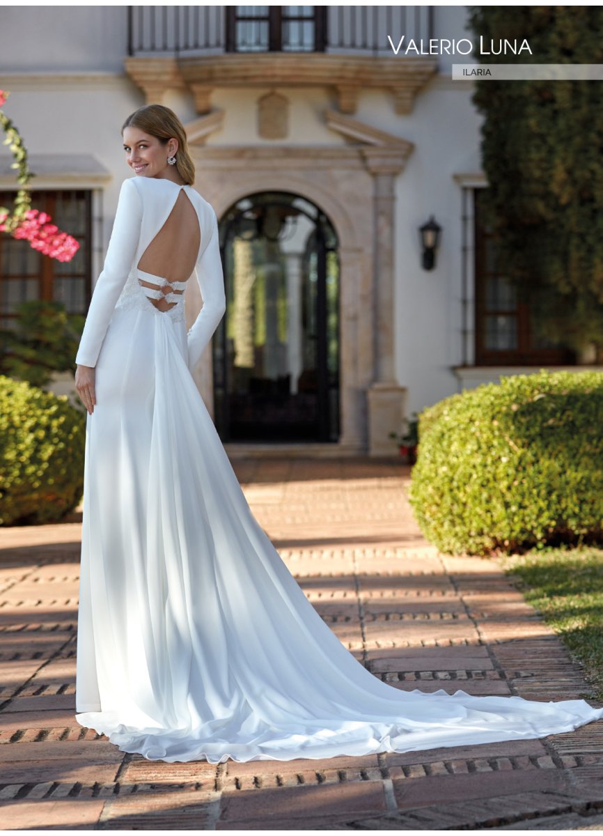 VESTIDO CREPE Y GEORGETTE