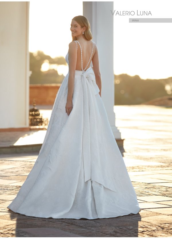 VESTIDO BROCADO Y TIRA... 2