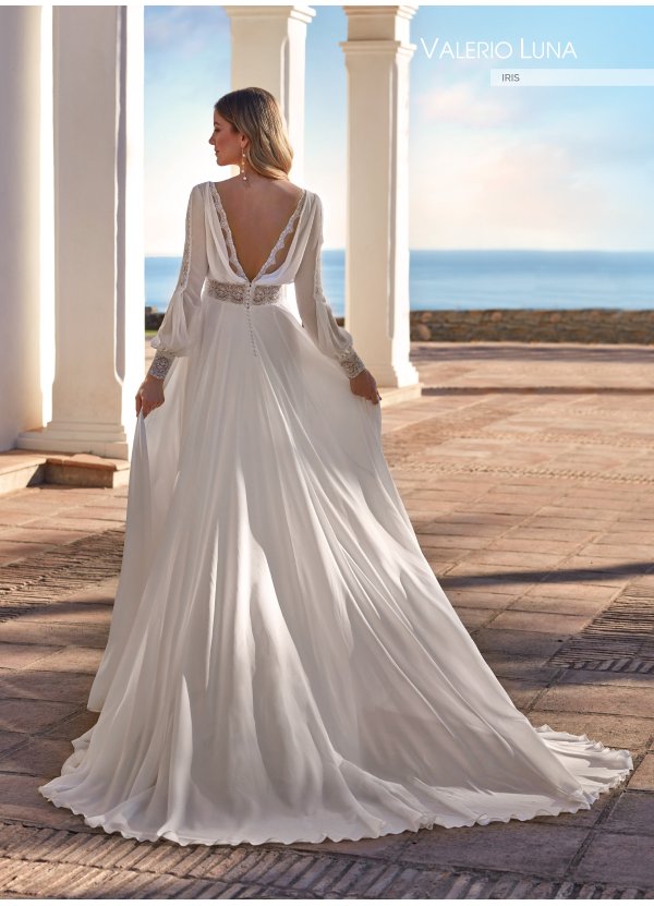 VESTIDO GEORGETTE Y BLONDA... 2