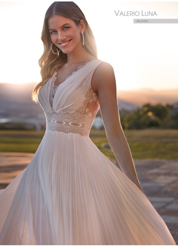 VESTIDO GEORGETTE PLISADO Y...