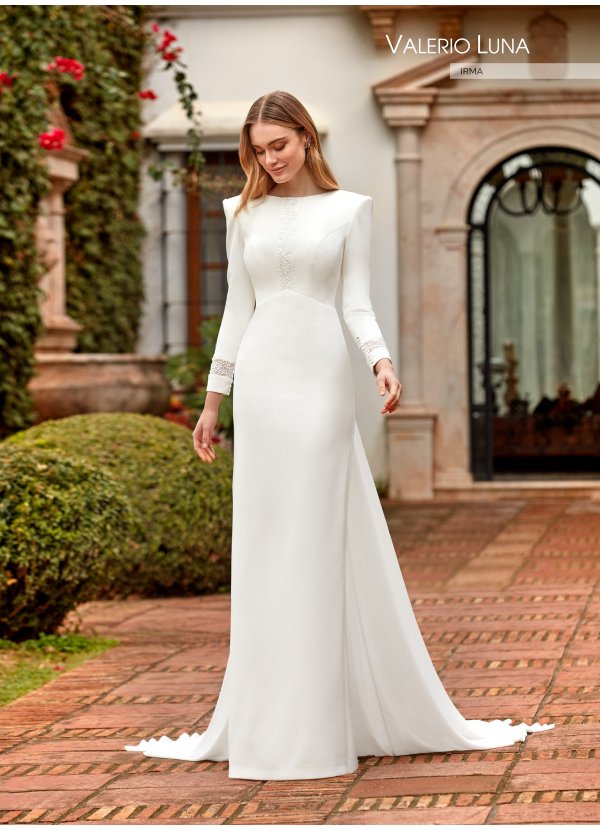 VESTIDO CREPE NEOPRENO Y...