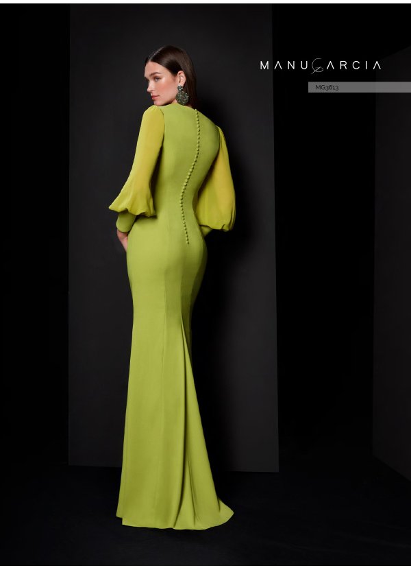 VESTIDO CREPE Y GEORGETTE 2