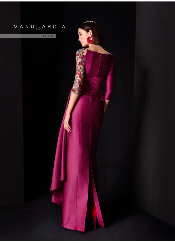 VESTIDO PIQUE Y TUL PEDRERIA 2