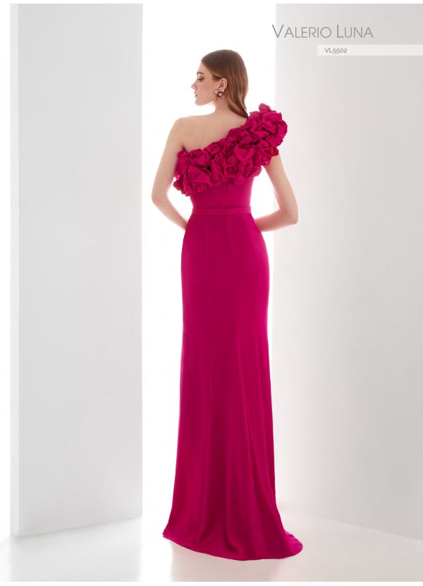 VESTIDO CREPE Y TAFETA 2