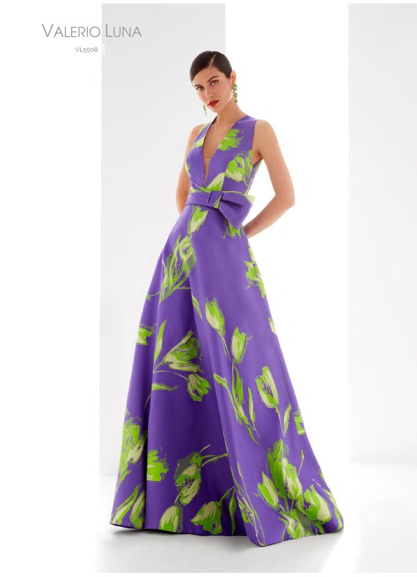 VESTIDO MIKADO FANTASIA