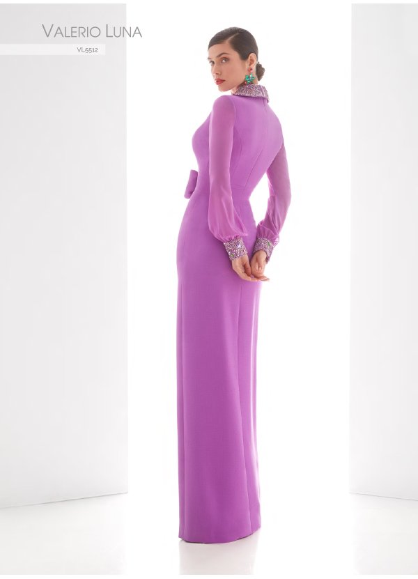 VESTIDO CREPE . GEORGETTE Y... 2