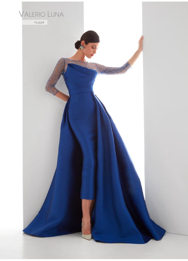 VESTIDO CORTO PIQUE Y TUL...