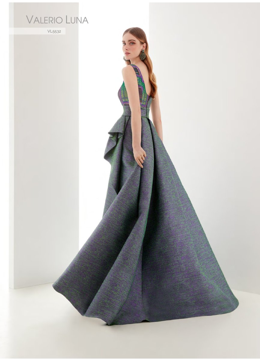 VESTIDO ORGANZA Y TEJIDO FANTASIA VESTIDO ORGANZA Y TEJIDO FANTASIA