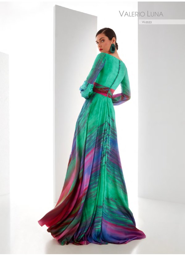 VESTIDO SATEN ESTAMPADO 2