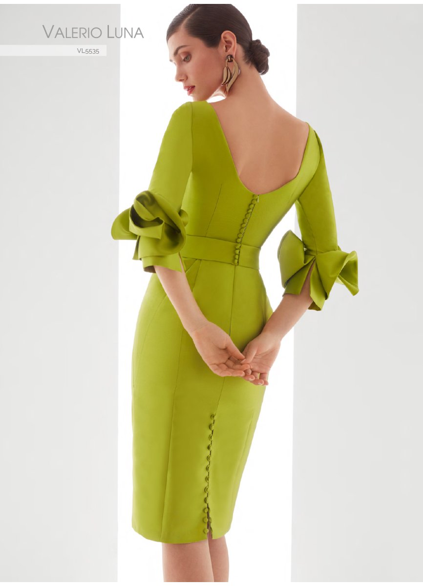 VESTIDO CORTO MIKADO VESTIDO CORTO MIKADO