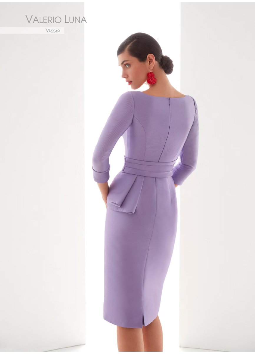 VESTIDO CORTO MIKADO