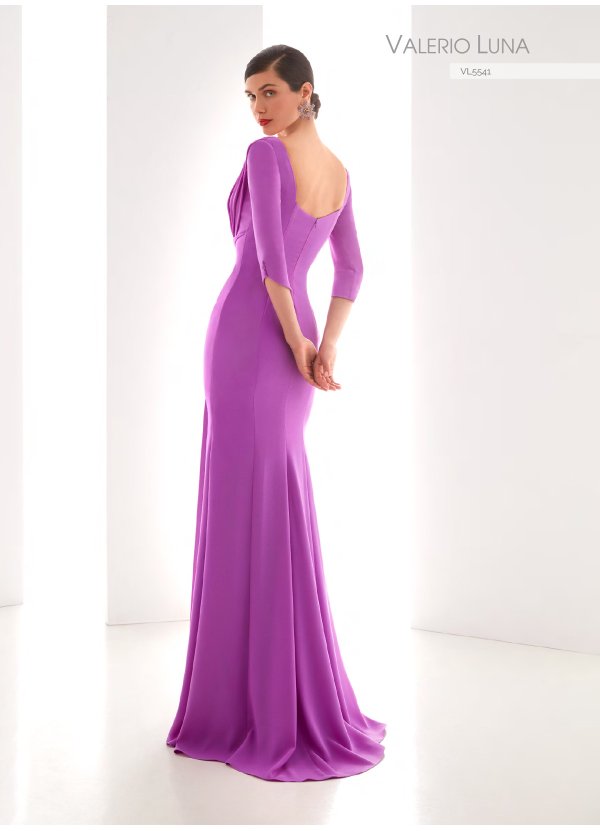 VESTIDO CREPE Y GEORGETTE 2