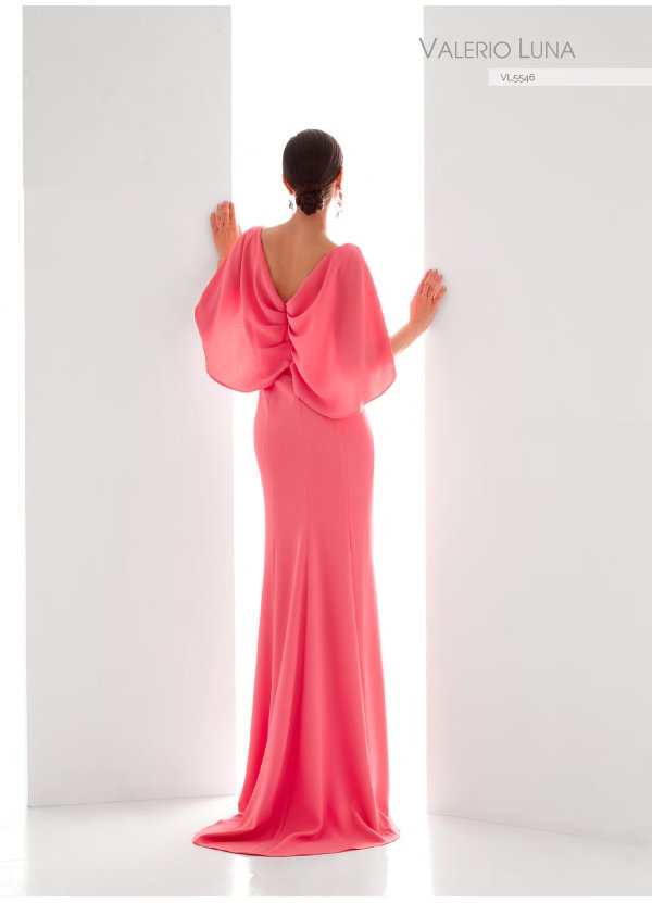 VESTIDO CREPE Y GEORGETTE 2