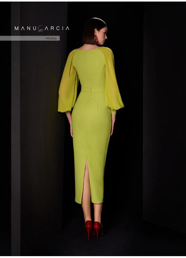 VESTIDO CORTO CREPEY GEORGETTE 2