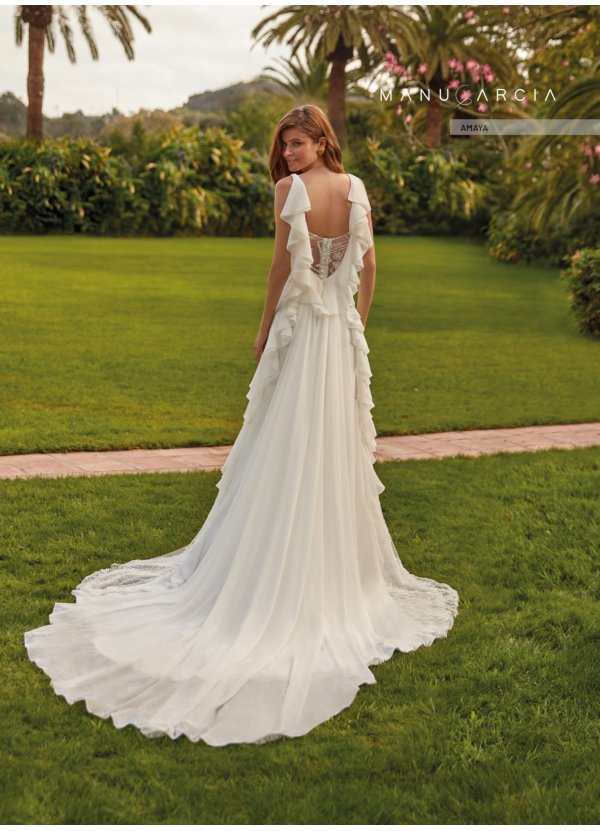 VESTIDO CREPE.TUL PEDRERIA... 2