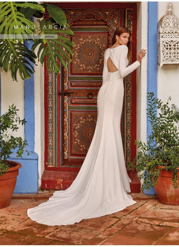 VESTIDO CREPE Y GEORGETTE 2