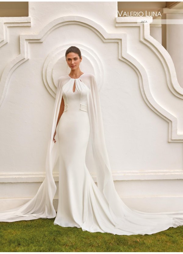 VESTIDO CREPE Y GEORGETTE