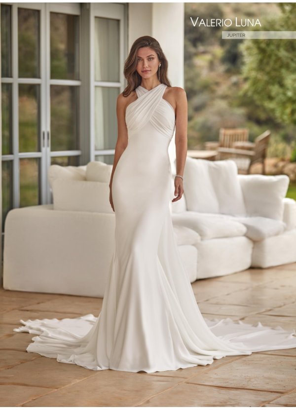 VESTIDO CREPE Y GEORGETTE