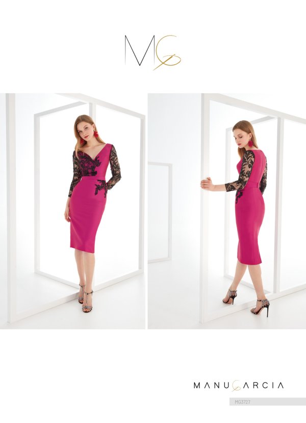 VESTIDO JACQUARD Y TUL... 2