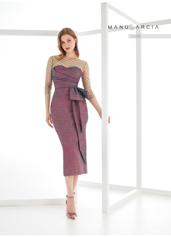 VESTIDO CORTO TEJIDO LUREX...