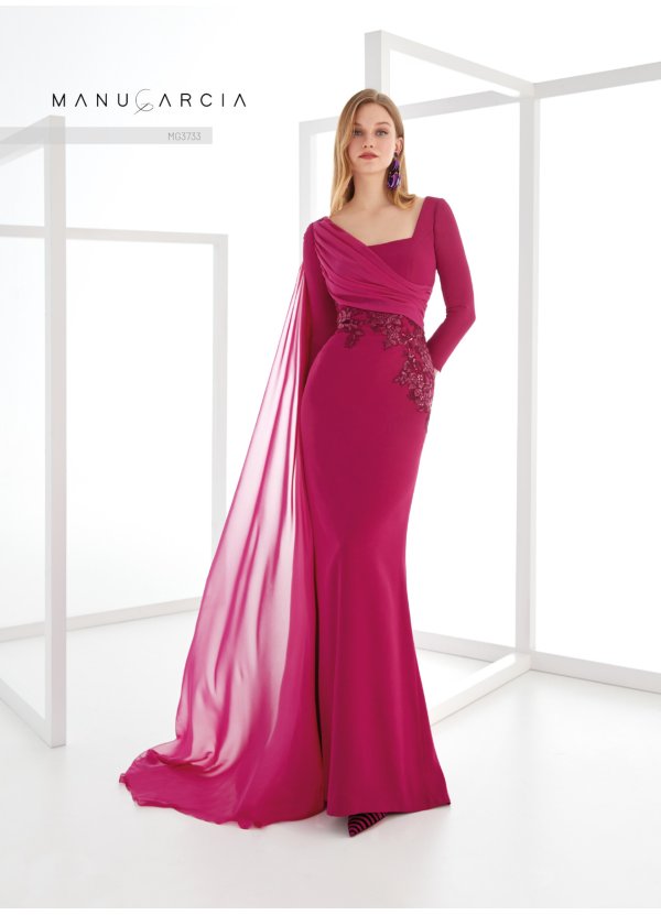 VESTIDO CREPE SATEN.GASA Y...