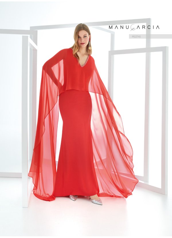 VESTIDO CREPE SATEN.GASA Y...