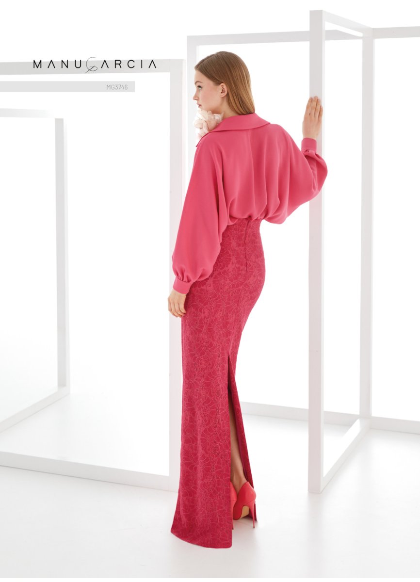 CONJUNTO CREPE SATEN Y REBRODE