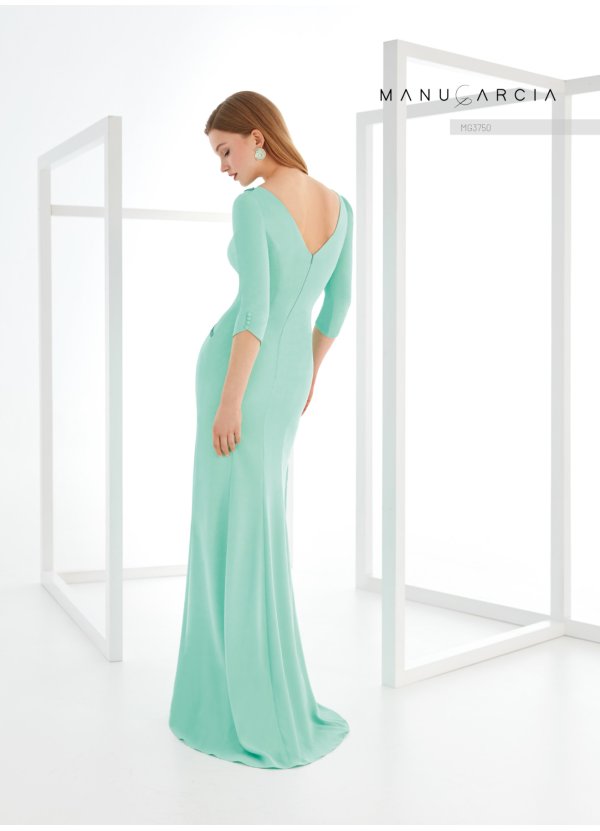 VESTIDO CREPE SATEN Y TIRA... 2