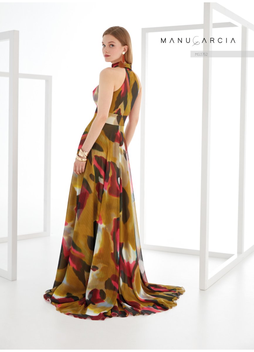 VESTIDO GASA FANTASIA LUREX