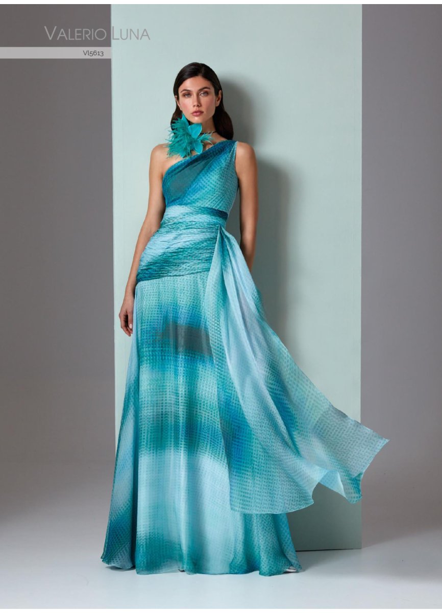 VESTIDO GASA ESTAMPADA