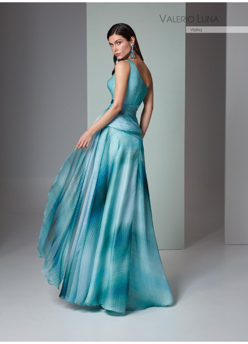 VESTIDO GASA ESTAMPADA