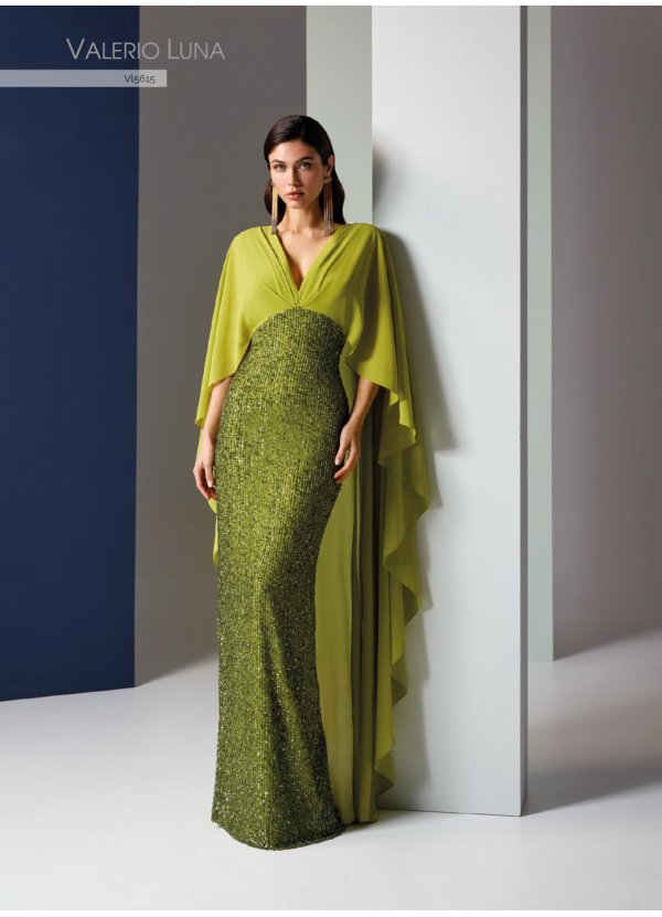 VESTIDO PALLET Y GEORGETTE