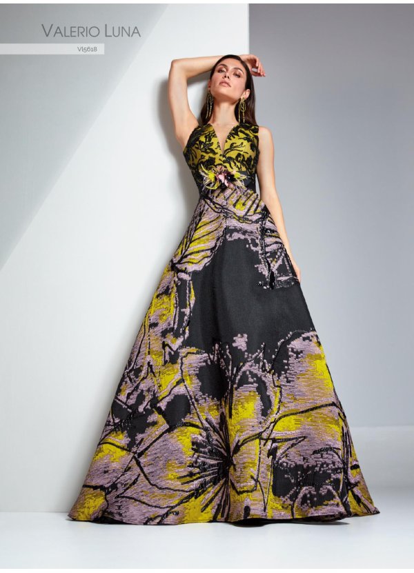 VESTIDO ORGANZA FANTASIA Y...