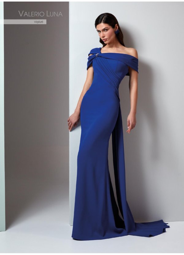 VESTIDO CREPE SATEN Y...