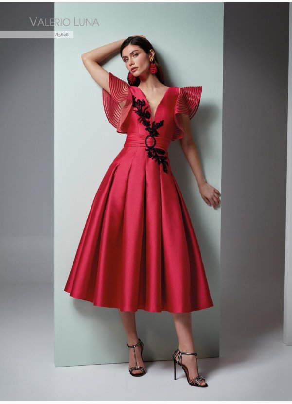 VESTIDO CORT JACQUARD Y...