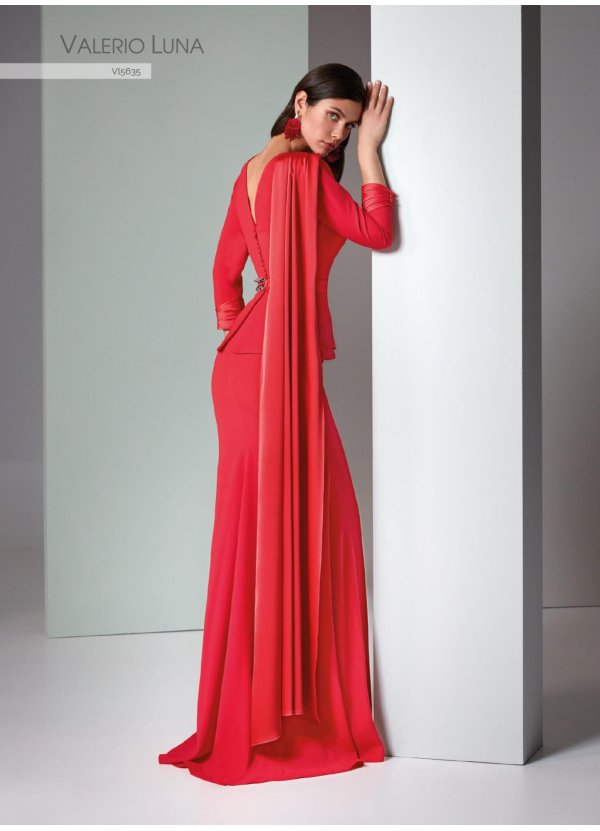 VESTIDO CREPE SATEN Y TIRA... 2