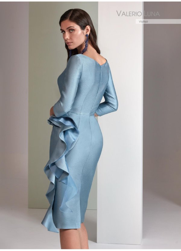 VESTIDO PIQUE TESLA.ORGANZA... 2