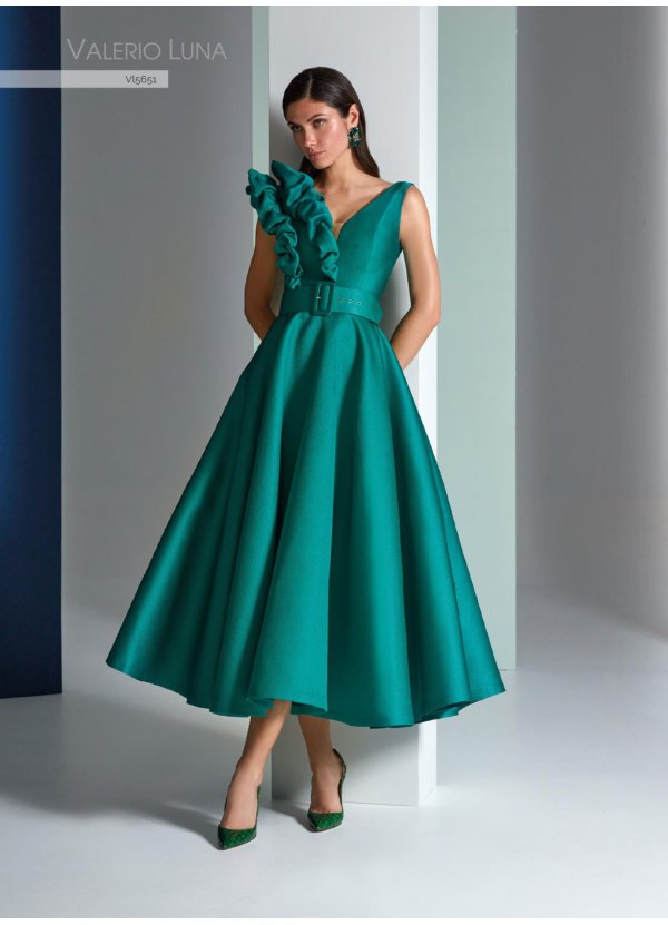 VESTIDO CORTO PIQUE TUSSORD