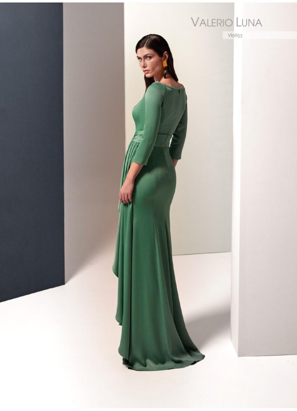 VESTIDO CREPE SATEN Y TIRA... 2