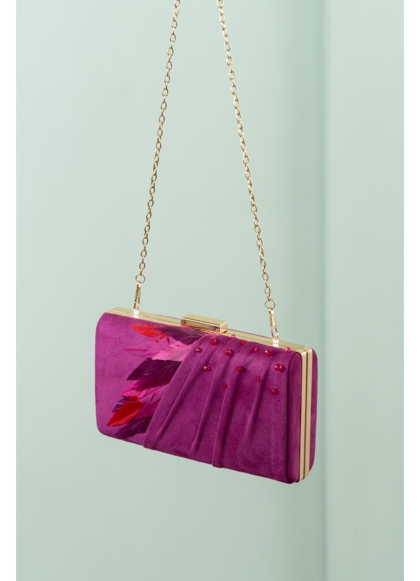 Bolso de fiesta rosa...