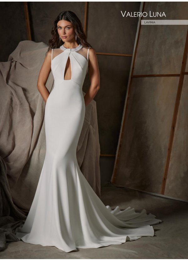 VESTIDO CREPE NEOPRENO Y...