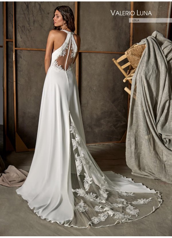 VESTIDO SATEN Y APLICACIONES 2